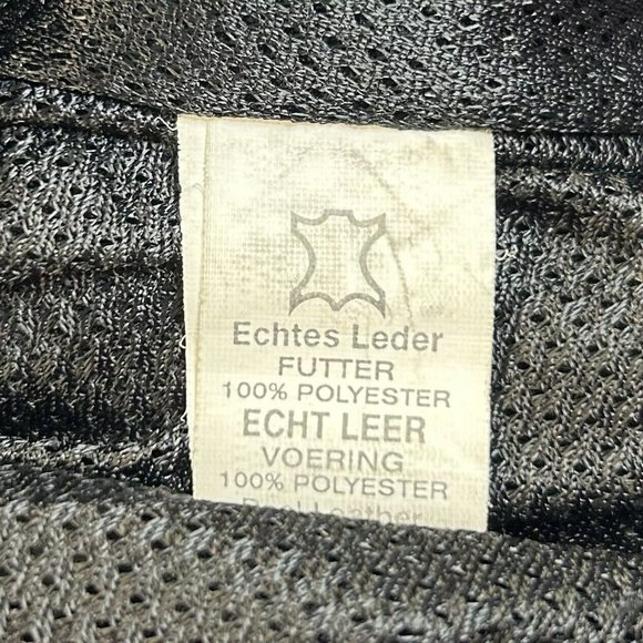 Iron Gear Leather Jacket Women Size Large Black Distressed Moto Biker Motorcycle - Picture 6 of 6